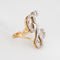 Bague Bague initiale en diamant vintage en or jaune 58 Facettes G13996