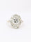 Bague 54 Bague marguerite ancienne diamants taille ancienne 3 carats 58 Facettes 1100