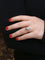 Bague 52 Bague marquise vintage or diamants saphirs calibrés 58 Facettes J176