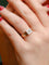 Chevalière Art Deco or platine diamant taille ancienne 0,4ct