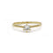 Bague 65 Solitaire or jaune diamant 58 Facettes 220104R