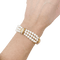 Bracelet Van Cleef & Arpels, deux ors, diamants, perles. 58 Facettes 34207