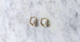 Boucles d'oreilles Dormeuses Anciennes Diamants 58 Facettes