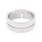 Bague 56 Bague Dinh Van "Seventies" or blanc, diamants. 58 Facettes 33921