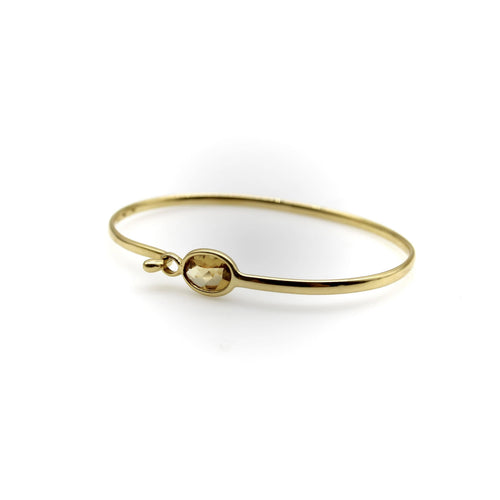 Bracelet Bracelet Georg Jensen en or 18 carats Savannah Citrine 58 Facettes A20036