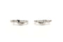 Boucles d'oreilles Boucles d'oreilles contemporaines en or blanc serties de diamants 58 Facettes B624