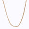 Collier Chaine maille pliée or rose 58 Facettes CVCH25