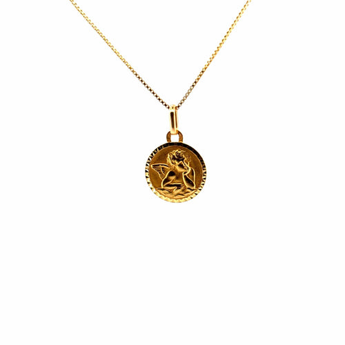 Pendentif Médaille Ange or jaune 58 Facettes 2-PEB2-GS38380-5