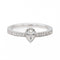 Bague 53 Bague Solitaire Or blanc Diamant 58 Facettes 3029957CN