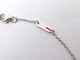 Collier collier POIRAY coeur entrelace multi en or blanc 58 Facettes 259874