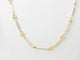 Collier Collier grain de café or jaune et blanc 58 Facettes GDC