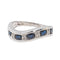 Bague 57 Bague Or blanc Saphir 58 Facettes 3221912CN