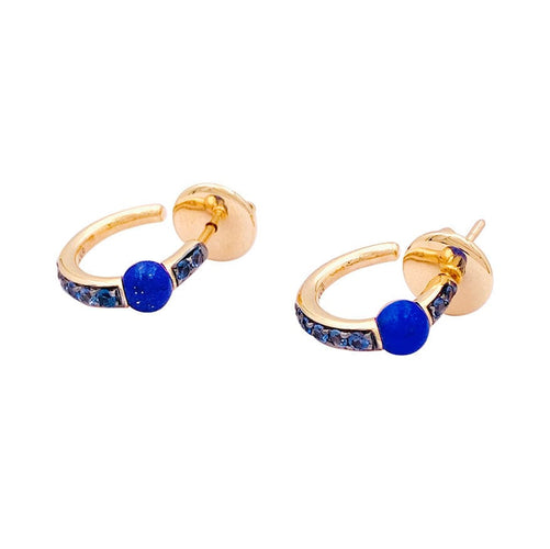 Boucles d'oreilles Boucles d'oreilles Pomellato, "M'ama non M'ama", or rose, pierres de couleurs. 58 Facettes 34054