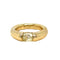 Bague 48 CARTIER - Bague bandeau en or jaune diamants Ellipse 58 Facettes