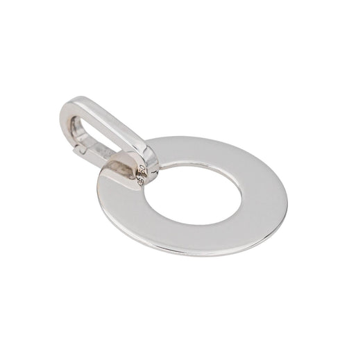 Pendentif Dinh Van Pendentif Cible Or blanc 58 Facettes 3515978CN