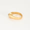 Bague 60 Bague jonc or jaune et gris et diamant 58 Facettes CHAL0281