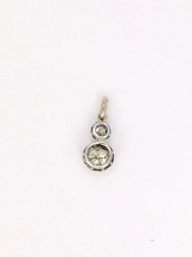 Pendentif Pendentif platine diamants taille ancienne 0,79 ct 58 Facettes J421