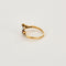 Bague 54 Bague or jaune et blanc, rubis et diamants 58 Facettes LAN12232