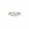 Bague 54 MAUBOUSSIN - Solitaire or blanc 58 Facettes 240065R