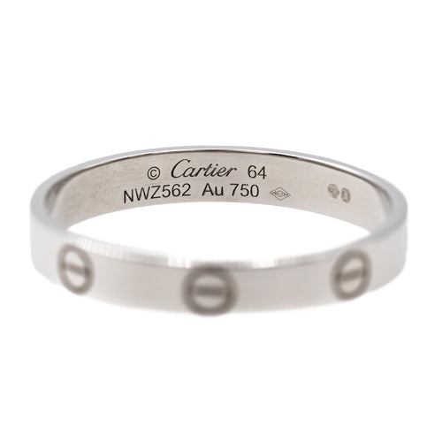Bague 64 Cartier Bague Alliance Love Or blanc 58 Facettes 2974711CN