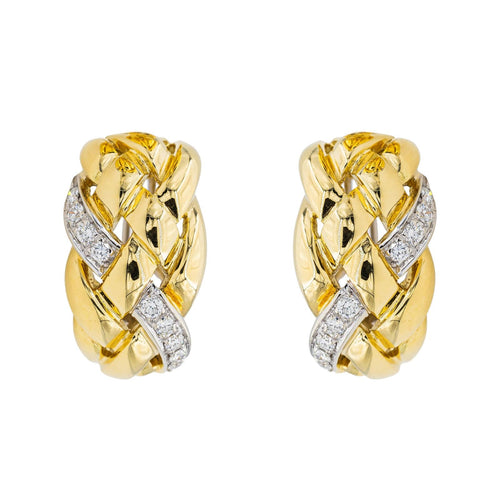 Boucles d'oreilles Boucles d'oreilles Or jaune Diamant 58 Facettes 2842311CN