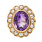 Bague 53 Bague Cocktail Or rose Améthyste 58 Facettes 2871071CN
