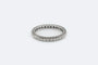 Bague 58 Bague en or blanc avec diamants 58 Facettes anl112