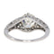 Bague 53 Vintage Art Déco 1910 Edwardian Diamond Ring 58 Facettes 24246-0392