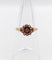 Bague 51.5 Bague marguerite or rose, diamant et perles (circa 1900) 58 Facettes A06283