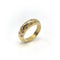 Bague 52 Bague contemporaine en forme de dôme en or et diamants 58 Facettes