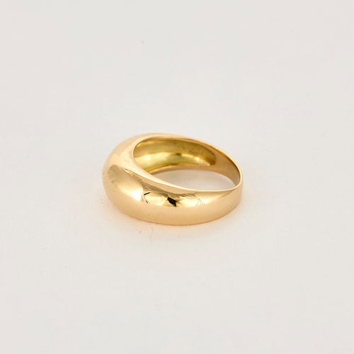 Bague 54 Bague jonc or jaune 58 Facettes GU255