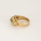 Bague 55,5 Bague or jaune, platine et diamants 58 Facettes HOU5529