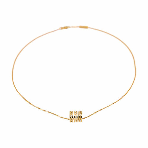 Collier Dinh Van Collier Pulse Or jaune Diamant 58 Facettes 4501009CN