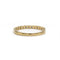 Bague 53 Demi-Alliance - Or, Diamants & Saphirs 58 Facettes 250135R