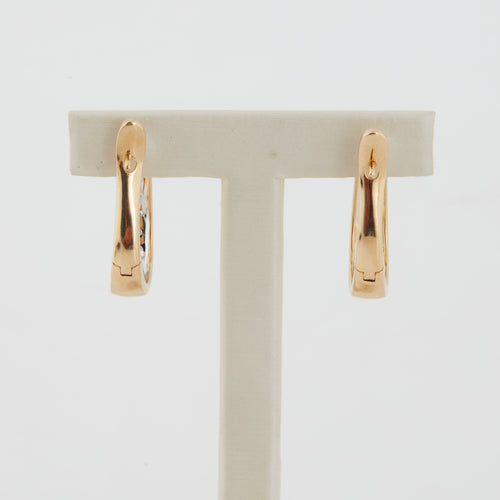 Boucles d'oreilles BOUCLES D’OREILLES DIAMANTS - 2 OR 58 Facettes RÉF 8016/20