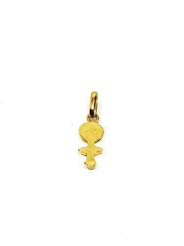 Pendentif Pendentif poupée Ashanti or jaune 58 Facettes