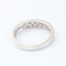 Bague 56 Alliance - Bague alliance en or blanc 18k et diamants 58 Facettes 130023
