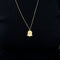 Pendentif DROPSY-Médaille Vierge sous les lys or jaune 58 Facettes
