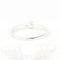 Bague 48 Suárez - Bague solitaire en or blanc 18k et diamant naturel 58 Facettes 133716A