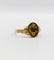 Bague chevalière Art Déco or jaune monogrammée CC (circa 1950) 58 Facettes A05980