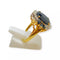 Bague 54 Bague or jaune saphir et diamants 58 Facettes 330070271