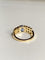 Bague 58 Bague en or jaune 18k sertie d'un saphir de Ceylan non chauffé 58 Facettes