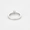 Bague 54 Bague solitaire en or blanc et diamant 58 Facettes GU293