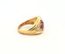 Bague 58 Bague vintage en or jaune , rubis et diamants 58 Facettes