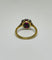 Bague 54.5 Bague marguerite Art Déco or jaune, rubis et diamants 58 Facettes