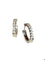 Boucles d'oreilles Boucles d’oreilles créoles en or blanc 18k et diamants 58 Facettes