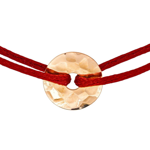 Bracelet Dinh Van  Bracelet Cordon Pi Or rose 58 Facettes 4501063CN