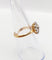 Bague 51 Bague marguerite antique en or 18k et platine, diamants taille rose 58 Facettes A06414