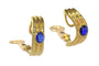 Boucles d'oreilles Boucles d'oreilles vintage signées Boucheron serties de saphirs cabochons 58 Facettes 17342-0280
