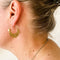Boucles d'oreilles Boucles d'oreilles créoles savoyardes trois ors 58 Facettes